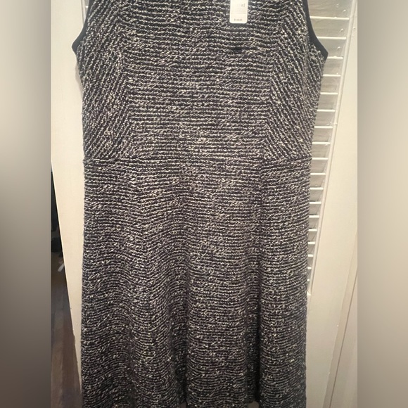 JCREW Tweed Flair Mini Dress Sleeveless Size 10 NWT - Picture 2 of 4